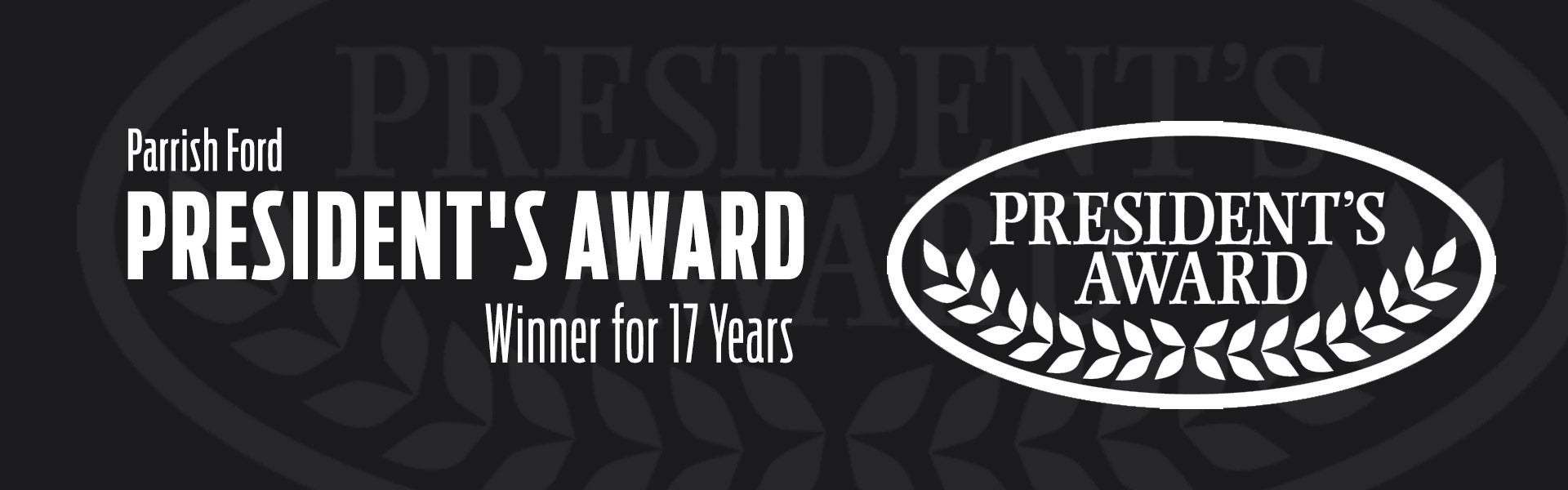 Customer Satisfaction Awards at Parrish Ford
